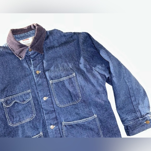 Bob Barker Denim jacket with carpet inside liner - Picture 2 of 4